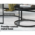 Artiss Nesting Coffee Table Set 2 Marble Effect Tika