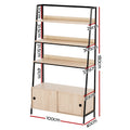 Artiss 5 Tier Cube Bookshelf Cabinet Oak MIRA
