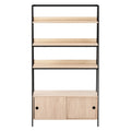 Artiss 5 Tier Cube Bookshelf Cabinet Oak MIRA