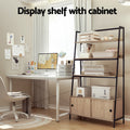 Artiss 5 Tier Cube Bookshelf Cabinet Oak MIRA