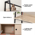 Artiss 5 Tier Cube Bookshelf Cabinet Oak MIRA