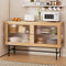Artiss Buffet Sideboard Double Doors Oak