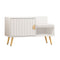 Artiss Shoe Rack Cabinet Bench 6 Pairs White Storage