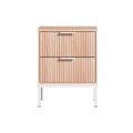 Artiss Bedside Table 2 Drawers Pine Nightstand Storage Cabinet LURA