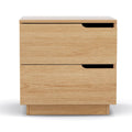 Artiss 2X Bedside Table 2 Drawers Nightstand Pine