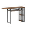 Artiss Industrial Bar Table 140cm Wine Rack Cup Holder