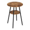 Artiss Industrial Bar Table 2-Tier MDF Steel Frame 120cm