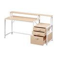Artiss Computer Desk 160cm Home Office Study Table w/Drawers Oak