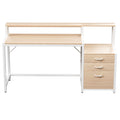 Artiss Computer Desk 160cm Home Office Study Table w/Drawers Oak