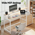 Artiss Computer Desk 160cm Home Office Study Table w/Drawers Oak
