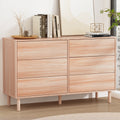 Artiss 6 Drawer Chest Tallboy Dresser Cabinet Pine Storage Bedroom