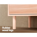 Artiss 6 Drawer Chest Tallboy Dresser Cabinet Pine Storage Bedroom