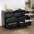 Artiss 7 Drawer Chest Dresser Black