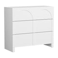 Artiss 3 Drawer Chest White Lowboy Dresser Cabinet