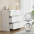 Artiss 3 Drawer Chest White Lowboy Dresser Cabinet