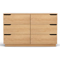Artiss 6 Drawer Chest Dresser Pine Wood Storage Cabinet