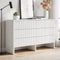 Artiss 6 Drawer Chest Dresser Cabinet Beige