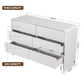 Artiss 6 Drawer Chest Dresser Cabinet Beige