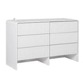 Artiss 6 Drawer Chest Dresser Cabinet Beige