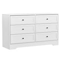 Artiss 6 Chest of Drawers White LEIF