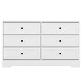 Artiss 6 Chest of Drawers White LEIF