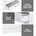 Artiss 6 Chest of Drawers White LEIF