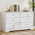 Artiss 6 Chest of Drawers White LEIF