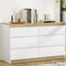 Artiss 6 Chest of Drawers Cabinet Dresser Table Tallboy Storage Bedroom White