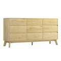 Artiss XAVI 9 Chest of Drawers Tallboy Cabinet Pine