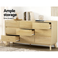 Artiss XAVI 9 Chest of Drawers Tallboy Cabinet Pine