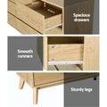 Artiss XAVI 9 Chest of Drawers Tallboy Cabinet Pine