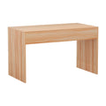 Artiss 100cm Rectangle Coffee Table Fluted Side