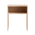 Artiss Coffee Table Storage Shelf Fluted Pine