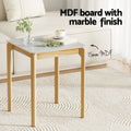 Artiss Marble Effect Square Coffee Table