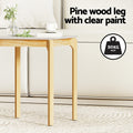 Artiss Marble Effect Square Coffee Table