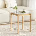Artiss Marble Effect Square Coffee Table