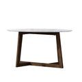 Artiss Oval Marble Effect Coffee Table
