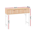 Artiss Console Table 92CM 2 Drawers