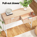 Artiss Console Table 92CM 2 Drawers