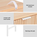 Artiss Console Table 92CM 2 Drawers