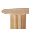 Artiss Console Table Oval 115cm Pine Blake