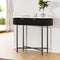 Artiss Console Table 100cm 2 Drawers