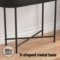 Artiss Console Table 100cm 2 Drawers