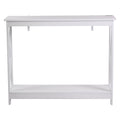 Artiss Console Table Entryway Hallway Display 2-Tier Narrow Sofa Table 100CM White