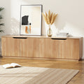 Artiss TV Unit 180cm Pine Entertainment Storage Cabinet