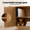 Artiss TV Unit 180cm Pine Entertainment Storage Cabinet