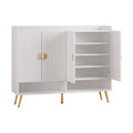 Artiss Shoe Rack Cabinet 5 Tier 30 Pairs Storage White