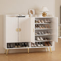 Artiss Shoe Rack Cabinet 5 Tier 30 Pairs Storage White