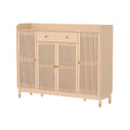 Artiss Shoe Rack Cabinet 26 Pairs Pine Wood Shelves Storage