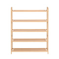 Artiss 5 Tier Shoe Rack Bamboo Storage Organiser Pine